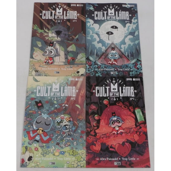 Cult of the Lamb #1-4 VF/NM complete series (all A covers) based on video game ; Oni