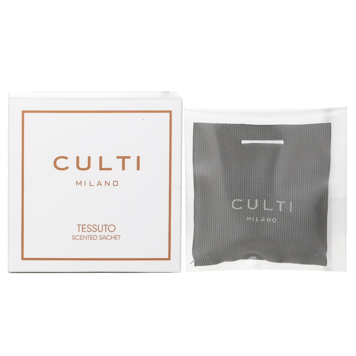 CULTI THE Home Scent Sachet - 7x7cm Fabric Sachet With Bergamot & Sencha Tea Scent