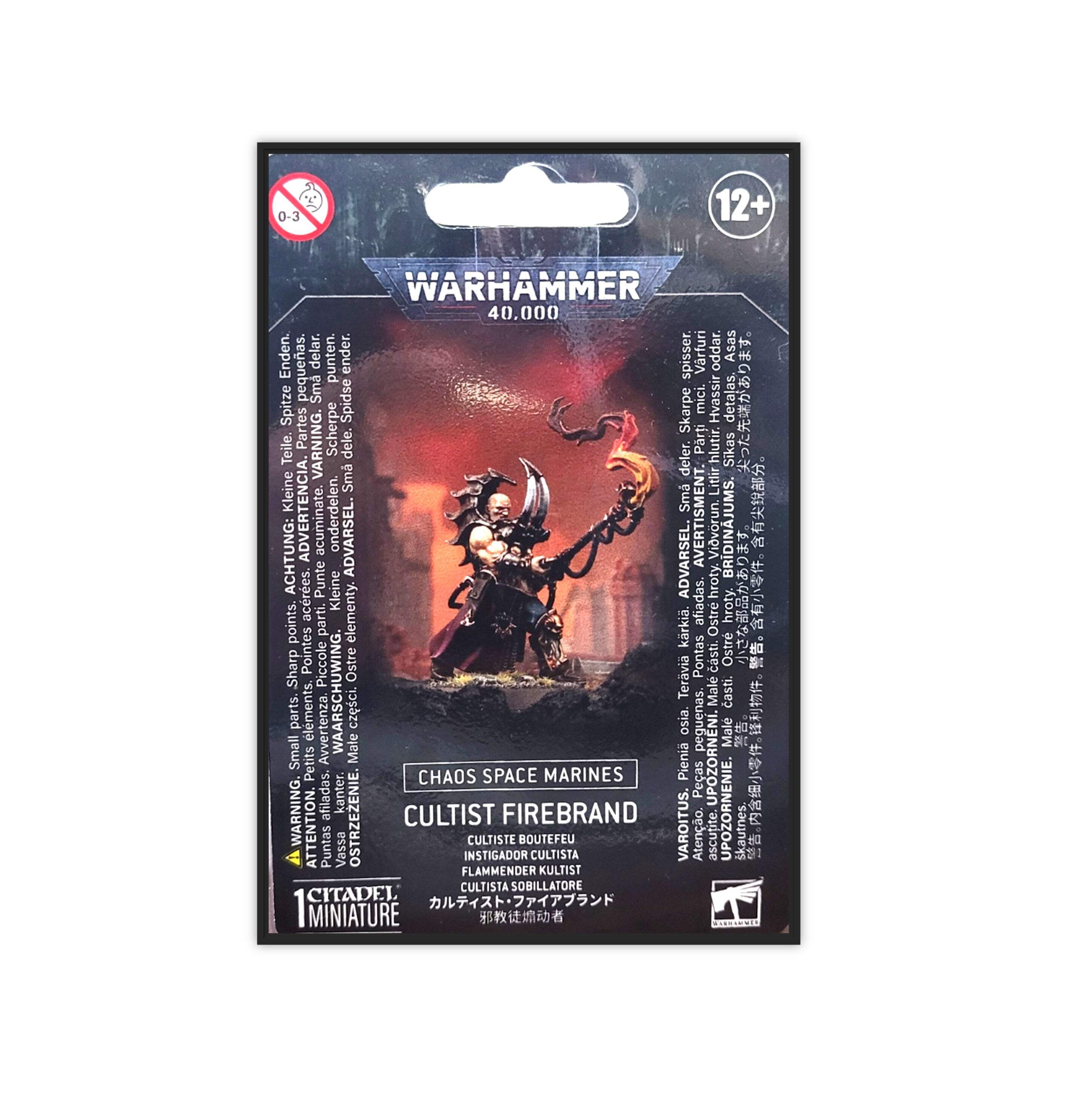 Cultist Firebrand Chaos Space Marines Warhammer 40K
