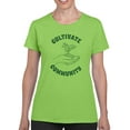 thumbnail image 1 of Cultivate Community T-Shirt Women -Smartprints Designs, Female Small, 1 of 4