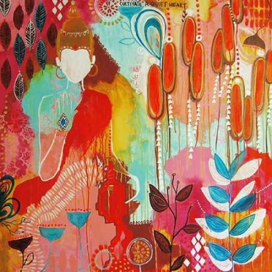 Cultivate a Quiet Heart Canvas Art - Jessica Swift (24 x 24)