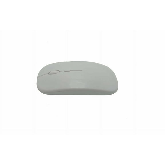 Cultronic silent wireless rechargeable mouse, 2.4GHz with USB receiver, compatible with laptop desktops.White
