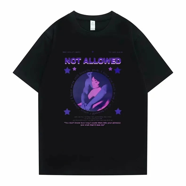 アイドル [2024 FESTA] Oversized T-shirt (BLACK) L Gymshark Women Athlete Bootleg Graphic T-Shirt - Black