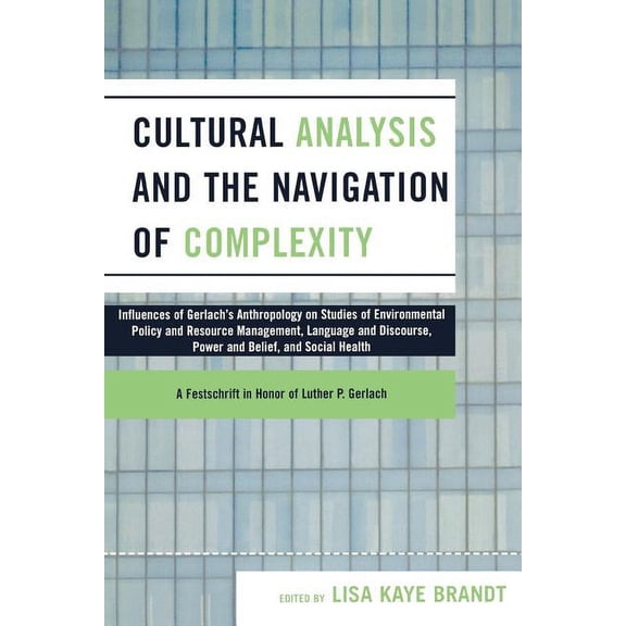 Cultural Analysis and the Navigation of Complexity (Paperback)