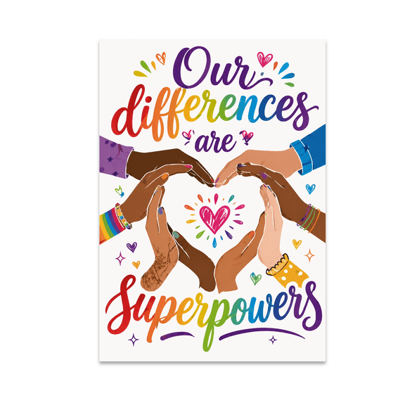 Cultural Diversity Wall Decor - Office Decor Enthusiast - 13x19 Poster Print