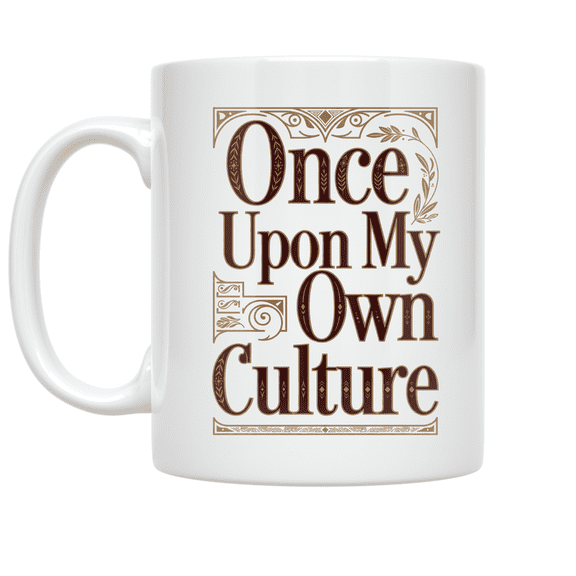Cultural Folklore Decor - Storybook Enthusiast - 11 oz Ceramic Coffee Mug