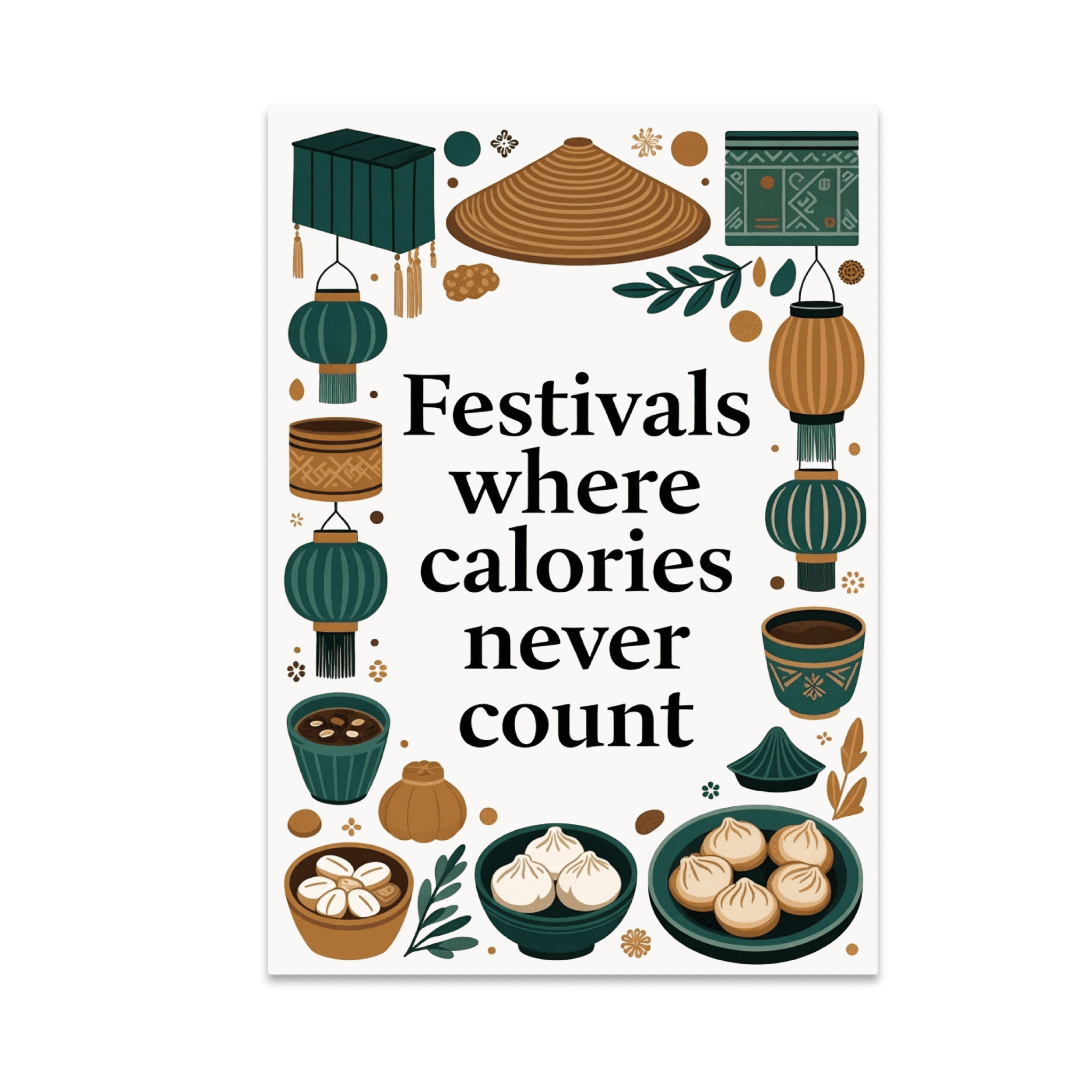 Cultural Heritage Festival Art - Festival Enthusiast - 13x19 Poster ...