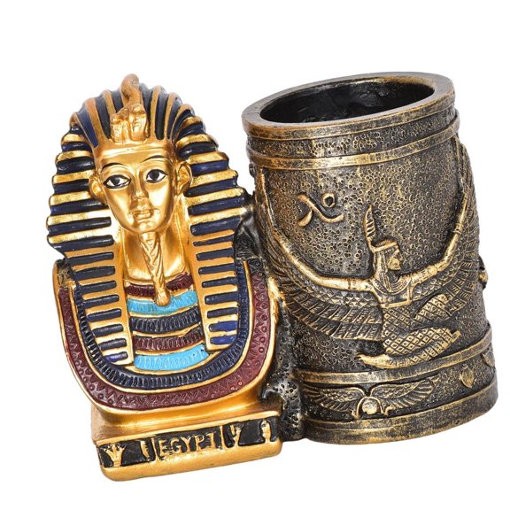 Cultural Resins Pharaoh Desk Shelf Practical Storage Solution Study Room Decors