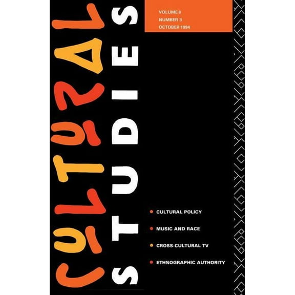 Cultural Studies Cultural Studies: Volume 8, Issue 3, Book 8, (Hardcover)