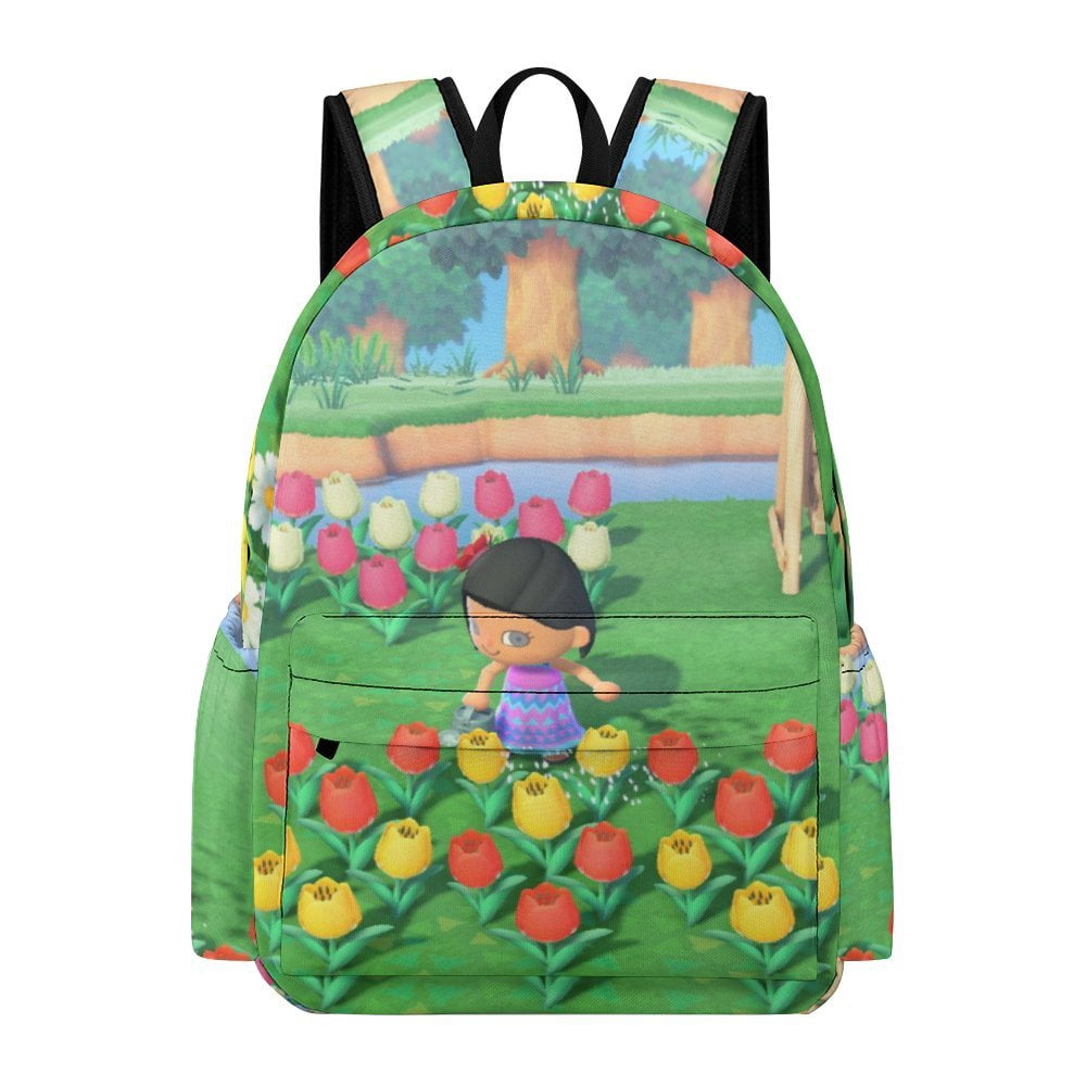 Culture Animal Crossing New Horizons Adjustable Backpack Laptop Daypack ...