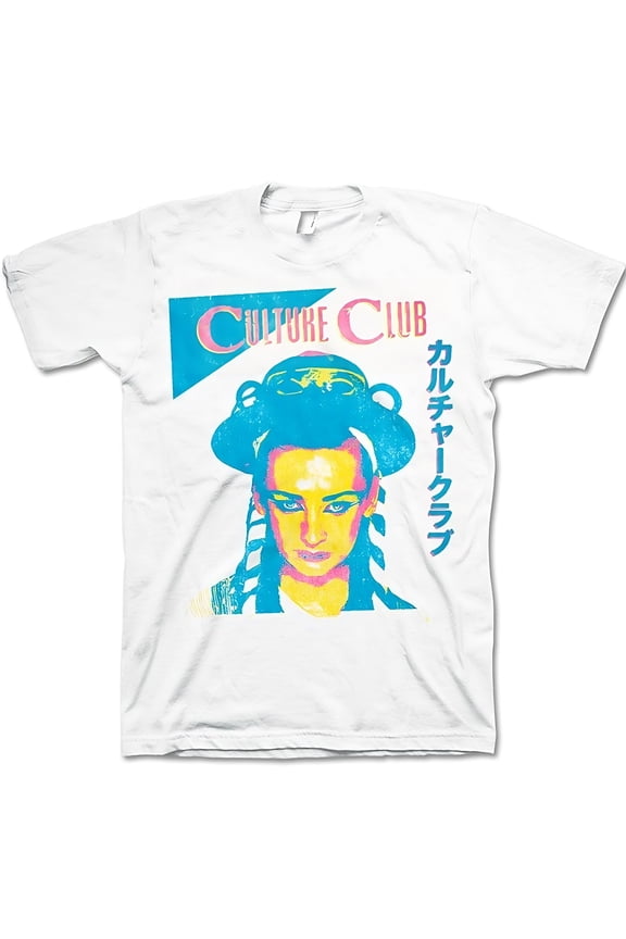 Culture Club Men's Japan T-Shirt White Small | Officially Licensed Merchandise