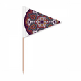 thumbnail image 1 of Culture Colorful Asymmetrical  Pattern Toothpick Triangle Cupcake Toppers Flag, 1 of 3