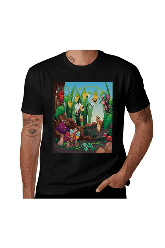 Culture Motif Native-Feather-Multicolor- Casual Streetwea Everyday Tshirt Comfortable Wear tee shirt