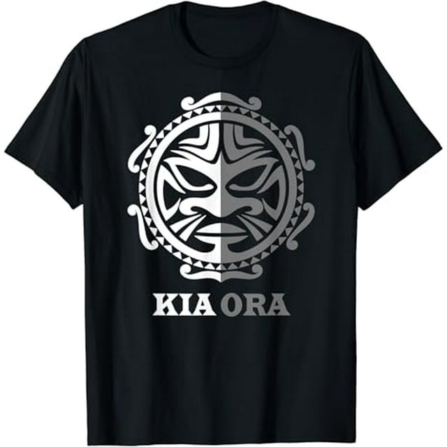 Culture New Zealand Kia Ora Symbol Haka Maori Dance TShirt