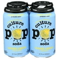 thumbnail image 1 of Culture Pop: Soda Probiotic Ginger Lemon 4pk, 48 Fo Pack Of 6, 1 of 4