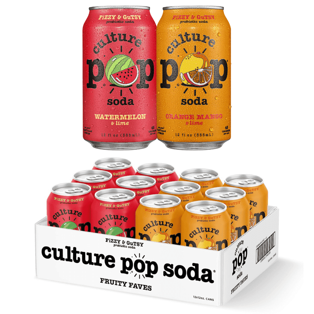 Culture Pop Soda Fruity Faves 12-Pack - rated 4.5 stars from 374 reviews