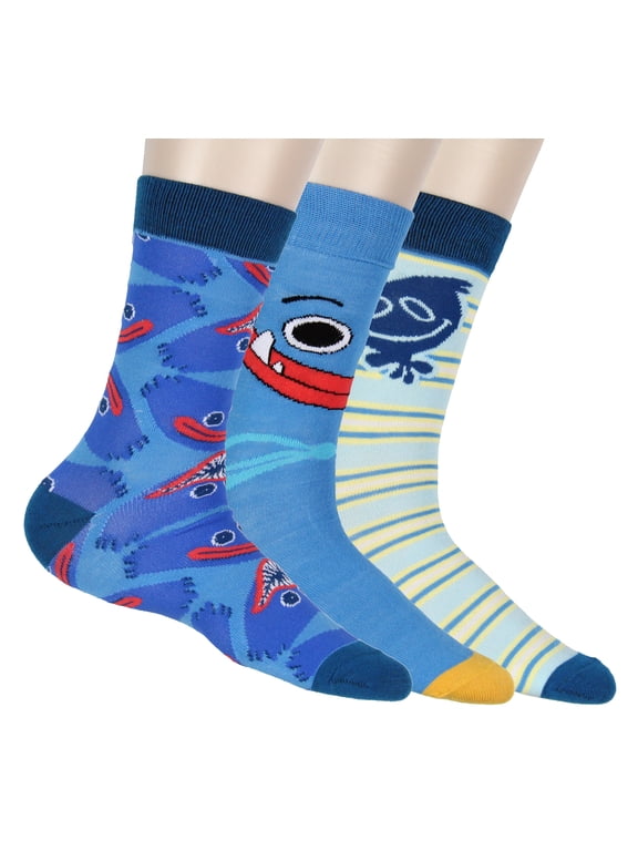Co. Horror Game 3-Pack Adult Crew Socks OSFM