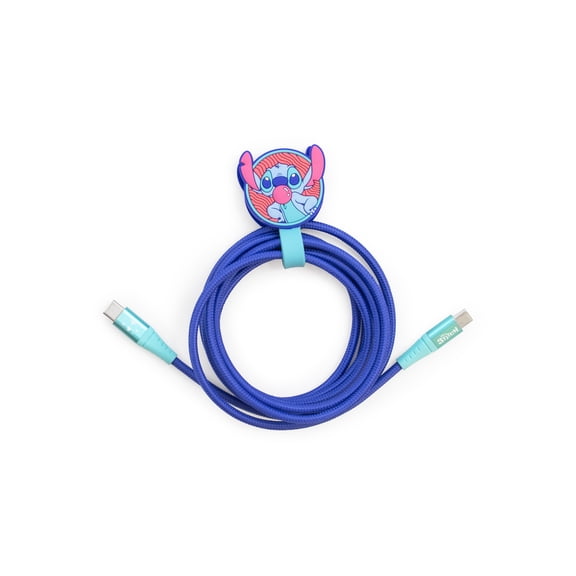 CultureFly Disney Lilo & Stitch USB-C Cable Organizer Gift Set with 6ft Charging Cable