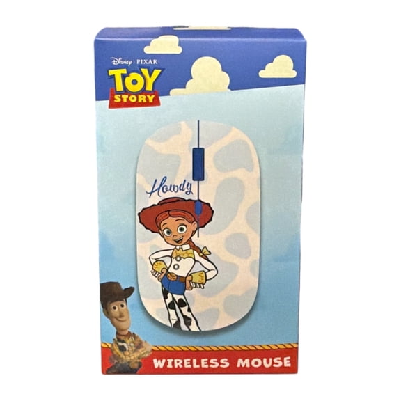 CultureFly Disney Pixar Toy Story Jessie Wireless Optical Mouse with USB Receiver, Battery Powered