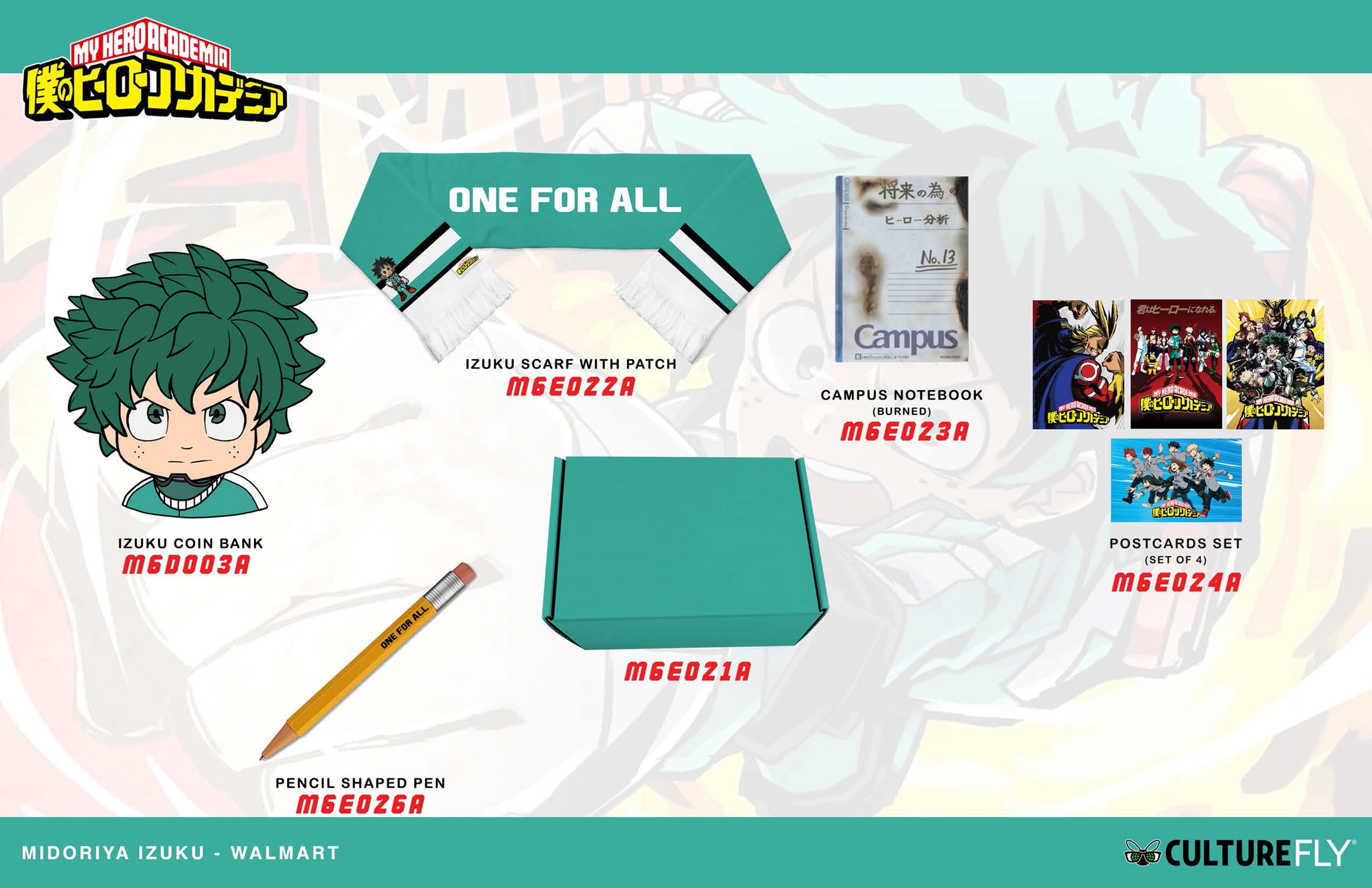 CultureFly My Hero Academia Collectible Box