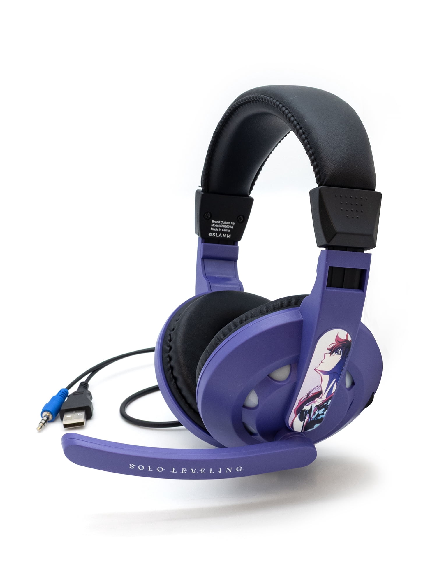 CultureFly Solo Leveling Gaming Headset Sung Jinwoo Enhanced Audio