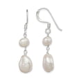 thumbnail image 1 of Cultured Freshwater White Pearl Earrings in Sterling Silver, 1 of 4