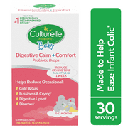 Culturelle Baby Digestive Calm + Comfort Probiotic Drops, 0-12 Months, 30 Servings