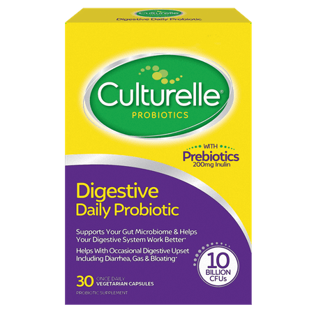 Culturelle Daily Probiotic Capsules For Men and Women, 30 Count