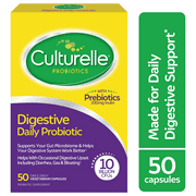 Culturelle Digestive Daily Probiotic Supplement, for Digestive and Gut Health, 50 Count