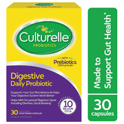 Culturelle Digestive Daily Probiotic Supplements, Helps Digestive and Gut Health, for Men and Women, 30 Count