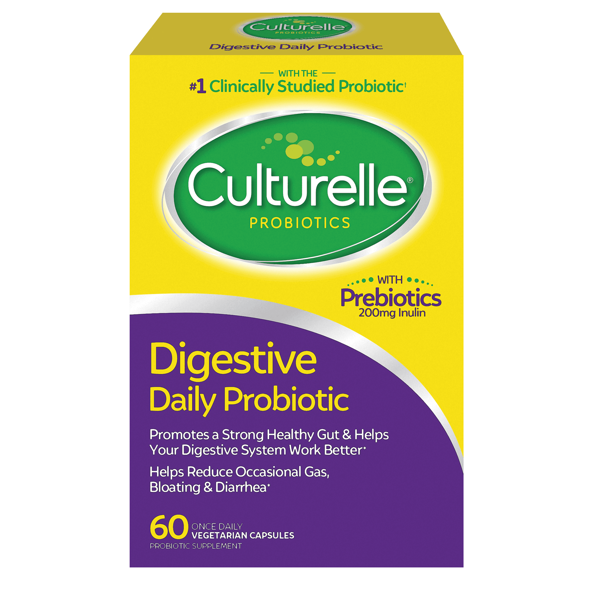 Culturelle Digestive Health Daily Probiotic Capsules, 60 ct