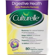 Culturelle Digestive Health Probiotic - 2 Boxes, 80 Capsules Each