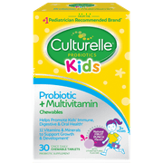 Culturelle Kids Probiotic + الفيتامينات الكاملة للأطفال 3+، 30 مضغ