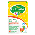 thumbnail image 1 of Culturelle Probiotics Kids Ultimate Balance Chewables Supplement, Supports Good Bacteria Balance & Immunity for Children, Fresh Orange Flavor, 20 Count, 1 of 15