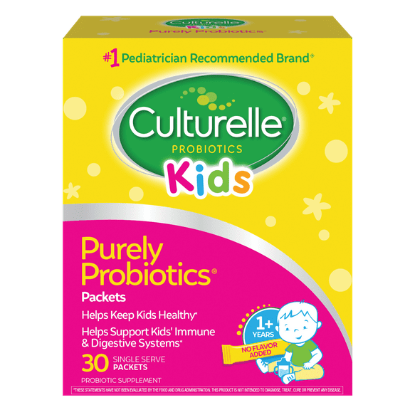 Culturelle Kids Purely Probiotics Daily Supplement Packets, Ages 1+, 30 Count
