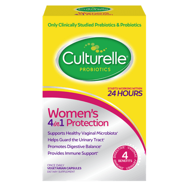 Culturelle Women's 4-in-1 Daily Probiotic Supplements, 50 Count