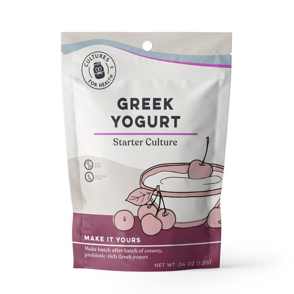 Cultures For Health Greek Yogurt Starter Culture, DIY Probiotic Yogurt