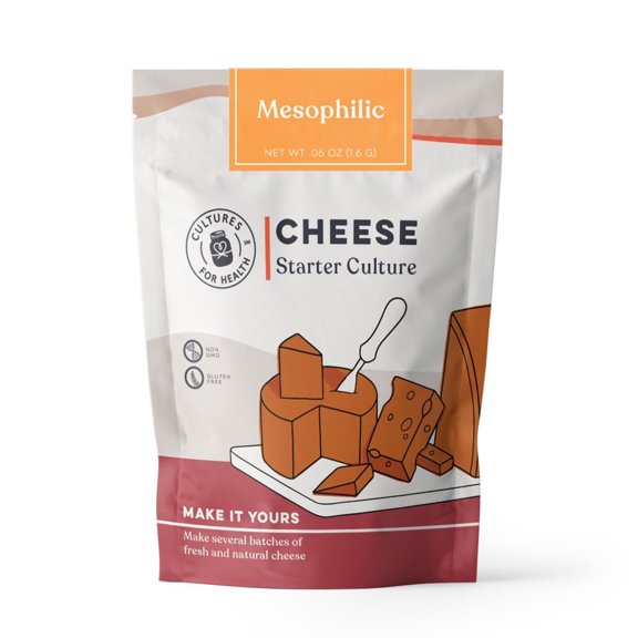 Cultures For Health Mesophilic Cheese Starter Culture, Make Your Own Cheese
