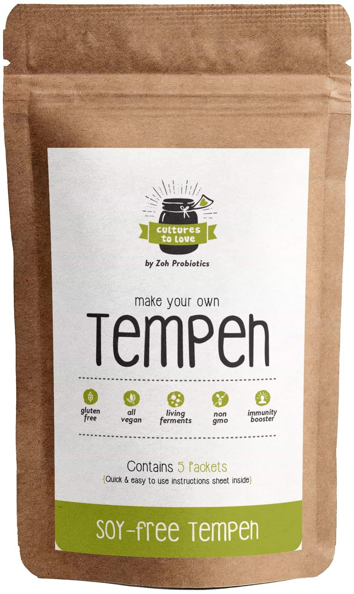 Cultures To Love Tempeh Starter Culture (SoyFree Tempeh)