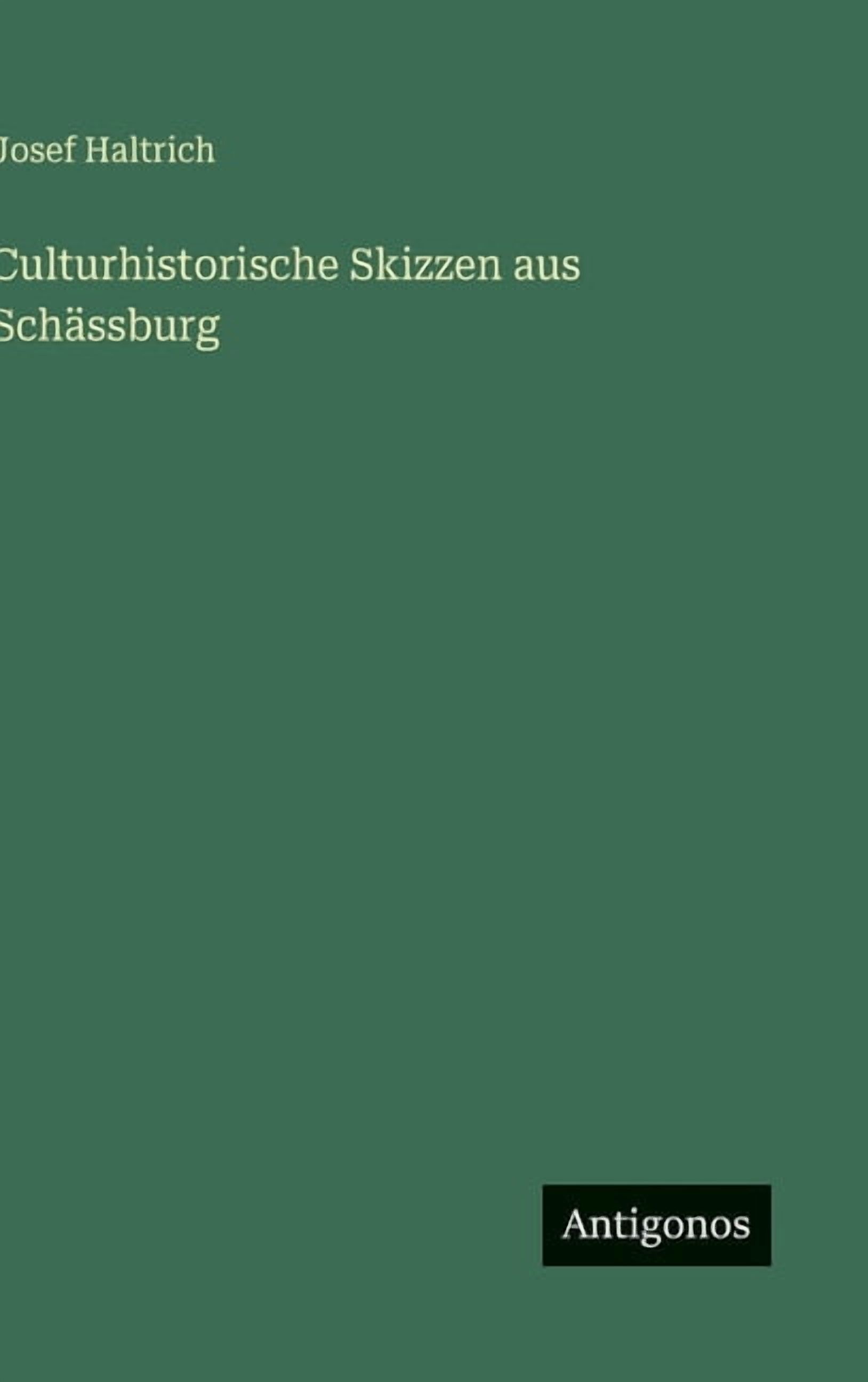 Culturhistorische Skizzen aus SchÃ¤ssburg, (Hardcover)