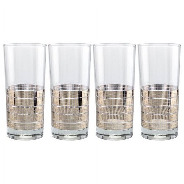 Culver Classic Gold 15 oz Cooler Glass (Set of 4)