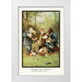 thumbnail image 1 of Culver, R.K. 23x32 White Modern Wood Framed Museum Art Print Titled - Teddy Roosevelts Bears: Teddy B and Teddy G at a Picnic, 1 of 4