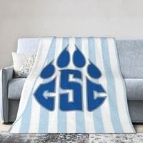 Culver Stockton College Logo Fleece Blanket, Very Soft Microfiber Flannel Blanket for Couch Warm and Cozy for All Seasons