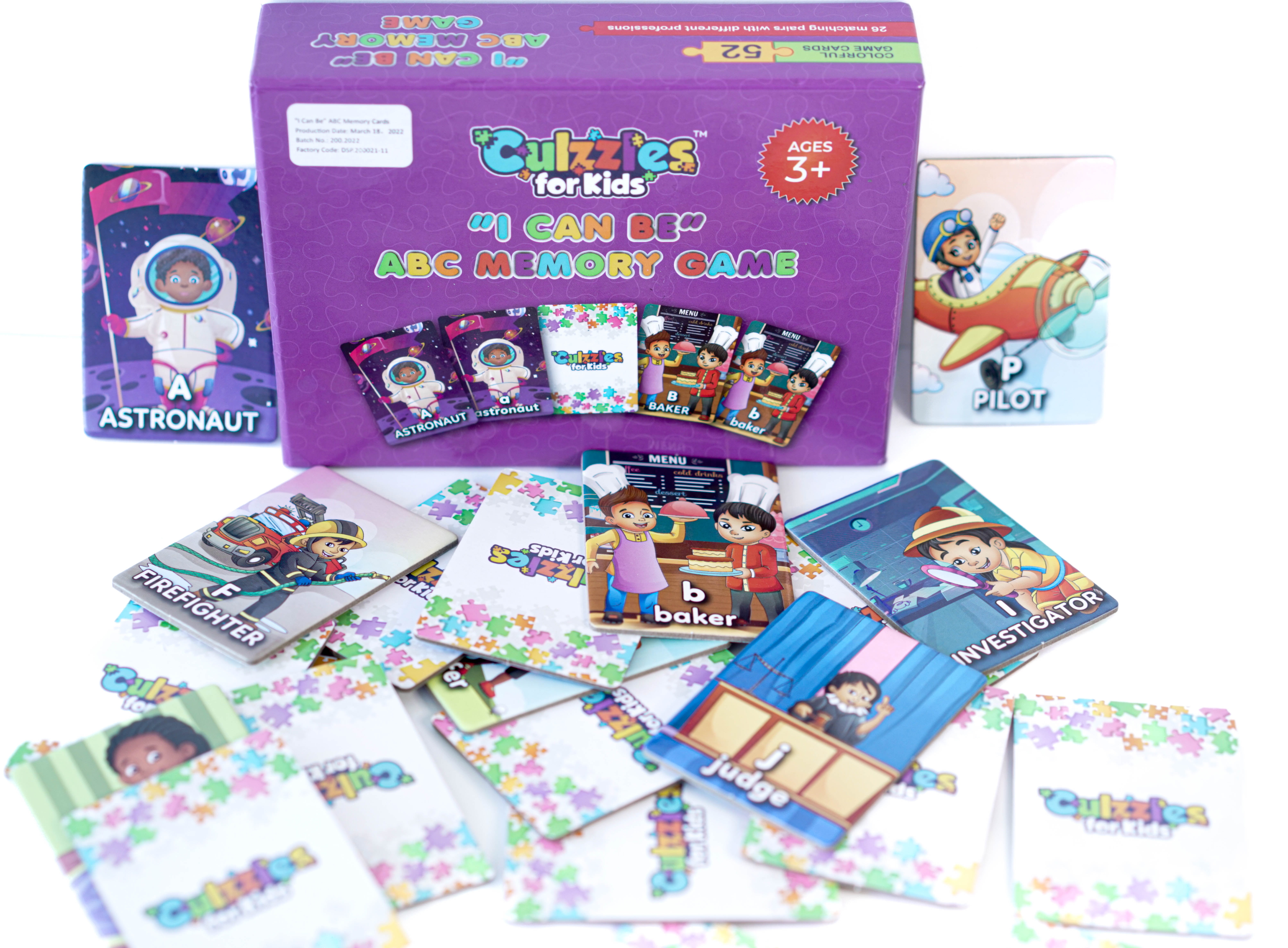 Culzzles I Can Be ABC Memory Game - Walmart.com