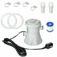 Cumbed 300 Gallon Swimming Pool Pump w/ Filter Kits Cleaning Above