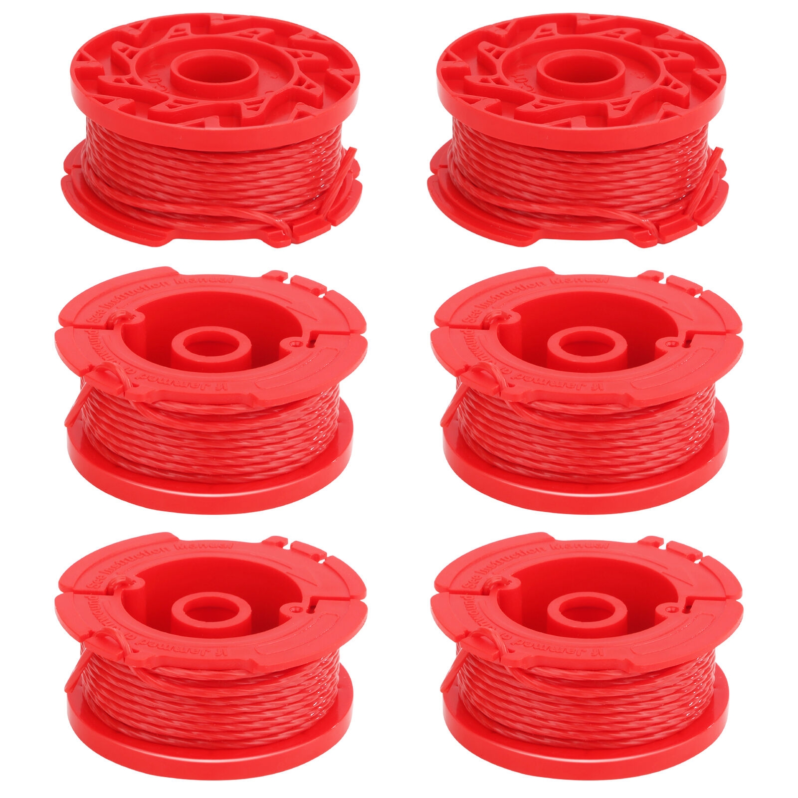 Cumbed 6 Pack For Craftsman CMZST0803 CMZST080 String Trimmer Spool ...