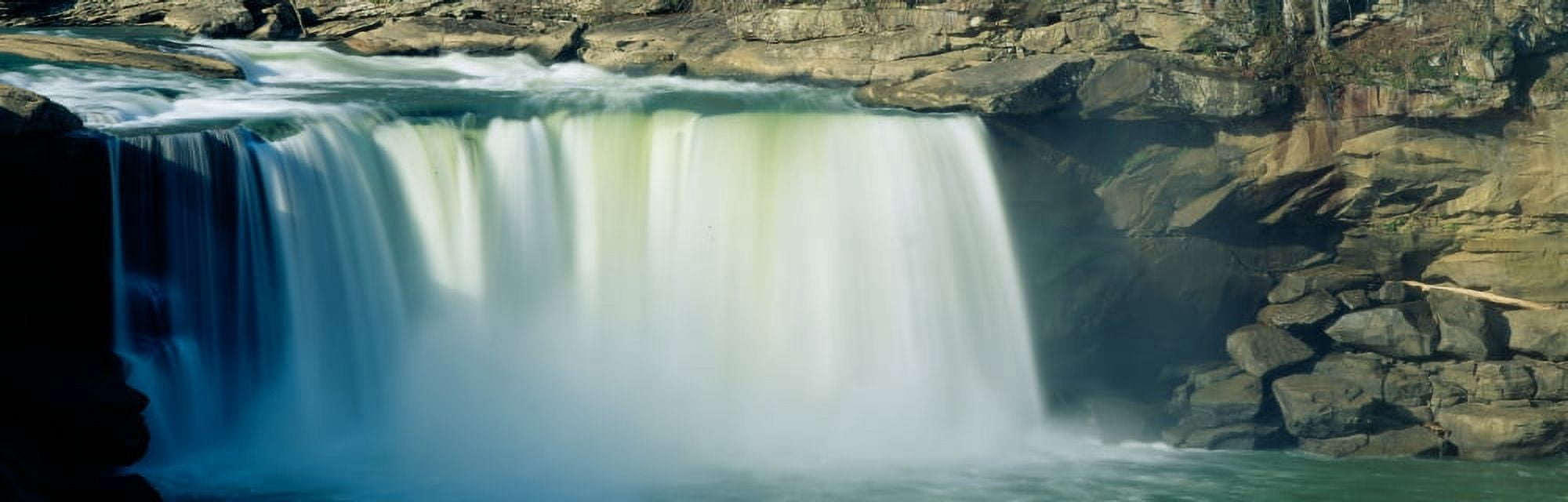 Cumberland Falls Cumberland River Kentucky Canvas Art - Panoramic Images (27 x 9)