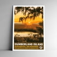 thumbnail image 1 of Cumberland Island National Seashore Vintage Travel Poster / Postcard WPA Style Retro, 1 of 4