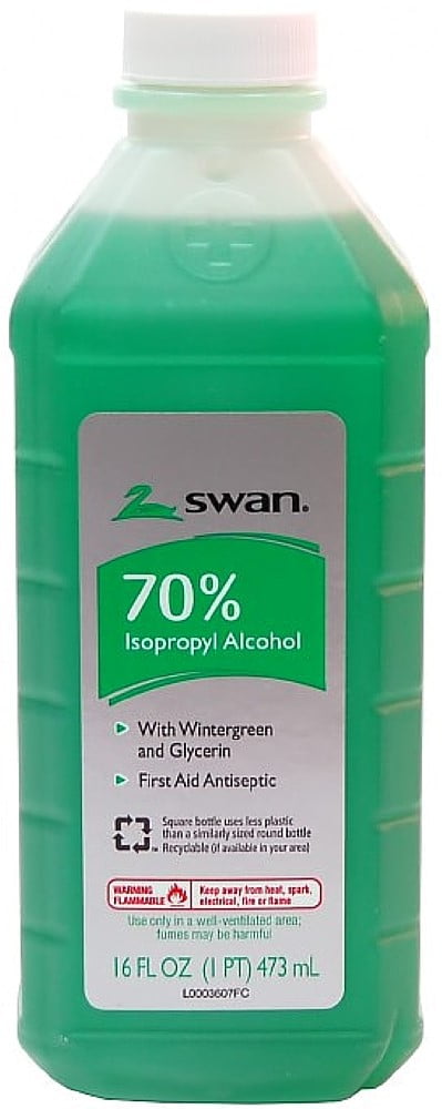 Cumberland Swan Swan Rubbing Alcohol, 16 oz
