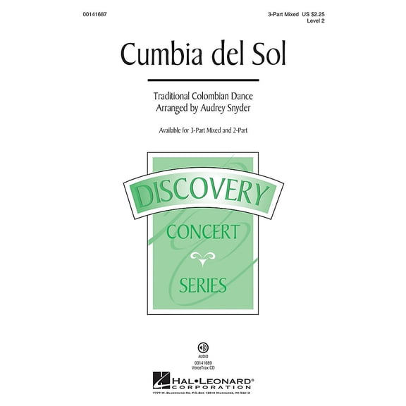 Cumbia Del Sol Discovery Choral Voicetrax Cd